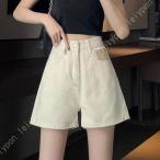 デニム ショートパンツ レディース 白 短パン パンツ ジーンズ ジーパン ズボン ボトムス 春 夏 春夏 デニムショートパンツ ビーチパンツ 大人 ショーパン