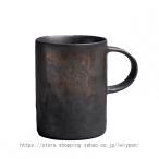 マグカップ コーヒーカップ コーヒーマグ 陶器 焼物 おしゃれ シンプル モダン 黒 金 ブラック ゴールド ギフト プレゼント贈答品 父の日 引き出物 金婚式