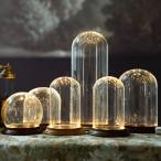 ガラスドーム 円柱 アクセサリー/モデル/ジュエリー/工芸品装飾 木製ベース 収納ケース 大さい コレクション ガラス製 誕生日 記念日 バレンタイン