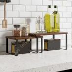 オーブンレンジラック レンジラック 省スペース 幅50 奥行19 レンジ下 収納 キッチン ラック トースターラック キッチンラック レンジ台 レンジボード