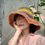 紫外線カット 帽子 レディース ハット つば広 小顔効果 麦わら帽子 風で飛ばない 折りたたみ 持ち運び 編み込み 紫外線対策 日よけ 熱中症予防 UVカット