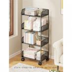 ショッピングランドセルラック 本棚 書架 ランドセルラック 机下書包置き棚 キャスター付き 書類棚 収納棚 収納ラック ファイルワゴン サイドワゴン キャビネット デスク整理キャスター付き