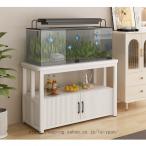 ショッピング水槽 水槽台 低い おしゃれ 水槽スタンド 50/55cm水槽用 強力な耐荷重性 2段 収納 ラック 棚 扉付き キャビネット付き 水槽ラック 水槽置き台 ラック 棚 収納