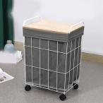 ショッピングランドリーバスケット ランドリーバスケット スリム キャスター 付き 大容量 防水 ブリッド ランドリーワゴン ランドリーバッグ ボックスキャスター付き 洗濯かご 洗濯カゴ 収納