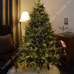 雪化粧 クリスマスツリー 伸縮型 オーナメント付き 飾り付き 大型 ヌードツリー 折りたたみ式 豪華 クリスマスデコレーション 屋外 ホリデーウェディング用