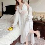 バイカラーレースネグリジェ2点セッ...