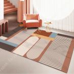 ラグ マット 北欧 グリーン 柄 カーペット 滑り止め 洗える 絨毯 おしゃれ かわいい モダン 抽象 柄 ミニラグ １畳 四畳半 4畳半 ジュータン 緑 グリーン 柄