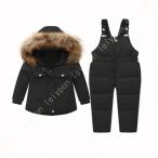 スノーウェア スキーウェア キッズ スノーボードウェア 上下セット 子供 ダウンジャケット ジャンプスーツ ダウンパンツ 男の子 女の子 防寒 雪遊び 保温
