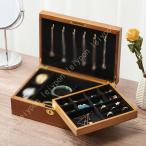 ジュエリーボックス 木製 アクセサリーケース アクセサリー 収納 ボックス ジュエリーケース 宝石箱 整理 ディスプレイ コレクション 雑貨 北欧 かわいい