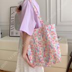 おしゃれレディース帆布内袋付き花柄...