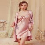 サテン ナイトガウン ベビードール セットアップ vネック 高品質 セクシーランジェリー 黒 ベビードール キャミソール 大きいサイズ 過激 レディース パジャマ