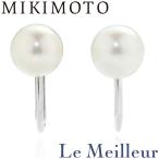  Mikimoto жемчуг серьги жемчуг 7mm K14 MIKIMOTO б/у возвращенный товар OK
