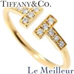 ティファニー T ダイヤモンドワイヤーリング 指輪 ダイヤモンド K18 11号 TIFFANY&Co. 中古 プレラブド 返品OK