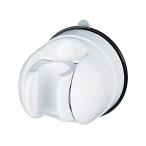 ユニバーサルシャワーフック-ABS樹脂素材シャワーフック，設置が簡単な防水防湿シャワーフック 吸盤，ガラス、鏡、塗装された木製のベニヤ、タイルに適して