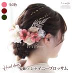 和装 成人式 髪飾り 花 水引 袴 卒業式 セット ヘッドドレス フォーマル ウェディング 結婚式 白無垢 色打掛 ゴールド ドライフラワー シャイニーブロッサム