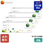 クーパービジョン マイデイ 30枚 4箱 コンタクトレンズ ワンデー コンタクト CooperVision 1日使いすて 近視用 遠視用 2ヵ月分 うるおいレンズ
