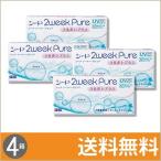 ショッピングコンタクトレンズ 2week シード 2ウィークピュア うるおいプラス 6枚×4箱 / 送料無料 / メール便