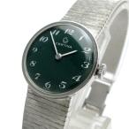 サーチナ 時計 シルバー925 SV925 レディース 総重量35.6ｇ 銀 グリーン CERTINA 緑 手巻き 稼動品