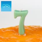 ルタオ LeTAO  ナンバーキャンドル「７」 ロウソク 誕生日 バースデー 数字