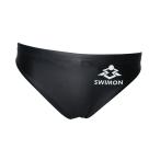 [SWIMON].. купальный костюм мужской boys 100 Basic чёрный N2 одноцветный глянец металлик .. брюки 