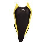 [SWIMHXBY].. купальный костюм женский девушки 281 T-back модель чёрный желтый цвет 