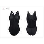 【インファー】922A-1　黒　縦ライン柄　競泳水着　レディース　yingfa ヤマト運輸センター留め可 送料無料