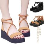 ショッピングウエッジソール 22.0-25.0cm展開！ウエッジソールサンダル レディース サンダル ウエッジソール ストラップサンダル 厚底サンダル 美足 厚底 夏 ヒール 歩
