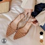 ポインテッドトゥ グルカサンダル レトロ