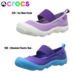 クロックス デュエット ビジーデイ メリージェーン crocs Duet Busy Day Mary Jane Ps [15353] キッズ 子供用 軽量 バレエ シューズ