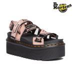 Dr.Martens ドクターマーチン QUAD ZEBRILUS KIMBER 30755329 レディース クワッド ゼブリラス キンバー ストラップ サンダル 厚底 ピーチベージュ