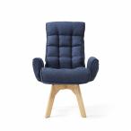  Iris o-yama наклонный стул вращение ткань стул голубой K104780F IRIS OHYAMA