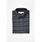 【NEW!】INDIVIDUALIZED SHIRTS (インディビジュアライズドシャツ) Woodsman Oxford Over Sized Button Down Shirt [NAVY/GREEN]