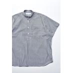 ショッピングINDIVIDUALIZED 【NEW!】INDIVIDUALIZED SHIRTS (インディビジュアライズドシャツ) Relaxed Fit Band Collar Pull Over Shirt -別注- [BLACK GINGHAM]