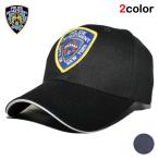 ニューヨーク市警察 ストラップバックキャップ 帽子 New York City Police Department メンズ レディース bk nv