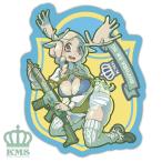 KMS AK5C x エルク ステッカー