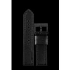 MTM WATCH MTM-LTBK Leather Strap Black  (Black Buckle)