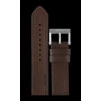 MTM WATCH MTM-LTBR-S Leather Strap Brown (Silver Buckle)