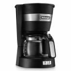 デロンギ ドリップコーヒーメーカー ICM14011J ブラック DeLonghi おしゃれ コンパクト 最大5杯