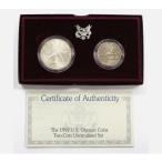 1992 год America Olympic память не использовался монета 2 шт. комплект ( коробка * качество с гарантией .)