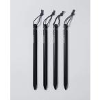 muraco TWISTED PEGS пятно kotsui ste do колок z колок MTA5200040309 черный 4 шт. комплект брезентовый тент фиксация строение кемпинг уличный 