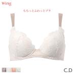 ショッピングWING ウイング もちっとふわっとブラ ブラジャー 3/4カップ(C D)KB2368