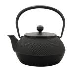 南部鉄器 鉄瓶 7型アラレ IH対応 　900ml　黒焼付　日本製　IH/直火対応　南部鉄瓶　伝統工芸　岩鋳 Iwachu　鉄分摂取　鉄瓶 IH対応 やかん