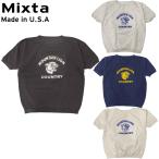 ショッピングミク MIXTA ミクスタ スウェットTシャツ 半袖 MOUNTAIN LION SS MADE IN USA SW278