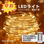 30m(10m×3点) led イルミネーションライト ジュエリーライト キャンプ デコレーションライト ロープライト クリスマスライト 部屋 防水 クリスマスツリー 飾り