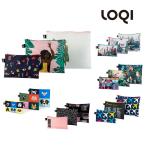 ローキー ジップポケット ポーチ 小物入れ LOQI loqi エコバック レディース ポーチ ナイロン 大容量 軽量