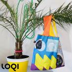 ローキー エコバッグ Ruohan Wang ミュージアム エコバック LOQI  折りたたみ レジカゴ ナイロン 大容量 軽量 トートバッグ コンパクト