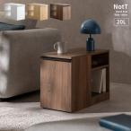 ダストボックス付きサイドテーブル ナイトテーブル ダストボックス ゴミ箱 ごみ箱 収納 シンプル 木目調 ブラウン ホワイト ナチュラル 宮武製作所 DB-3065