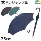 傘 メンズ 大きいサイズ ジャンプ傘 75cm×8本骨 直径128cm 無地 雨傘 LIEBEN-0162