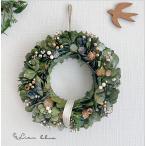 リース ドライフラワー ユーカリ 花 グリーン シック アンティーク 誕生日 新築祝い 開店祝い 母の日 プレゼント インテリア おしゃれ