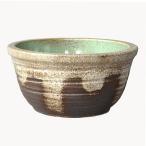 信楽焼NEW灰釉ひねり水鉢13号睡蓮鉢